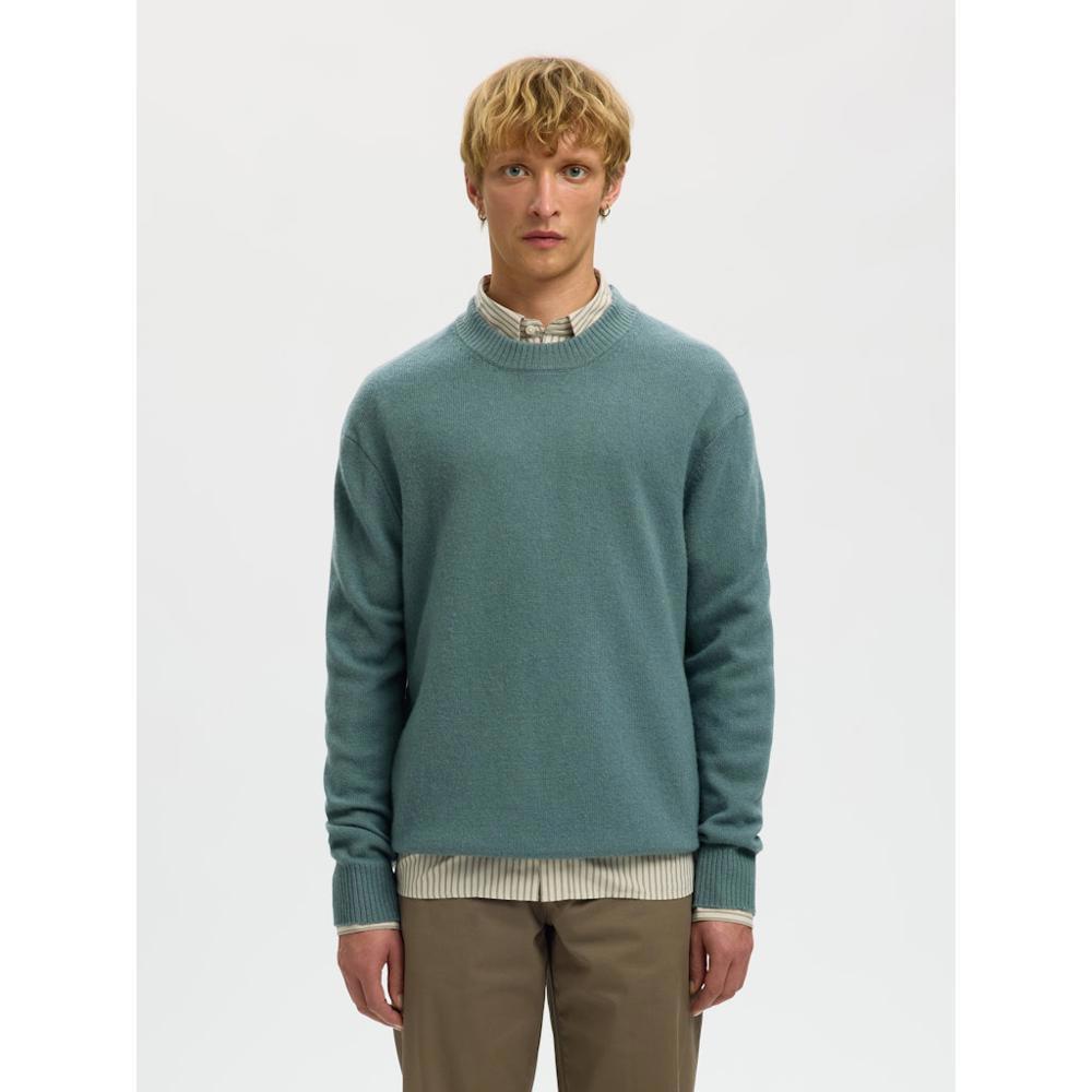 Selected Reuben Relaxed Neck Knit Jumper